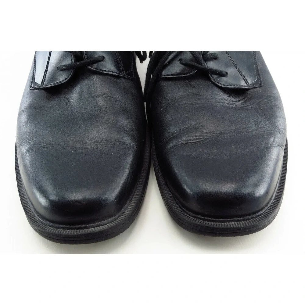 Nunn Bush Shoes Size 10 M Black Derby‎ Oxfords Leather Men